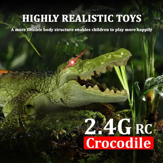 Waterproof RC Crocodile Toy Realistic Simulation For Kids - ToylandEU