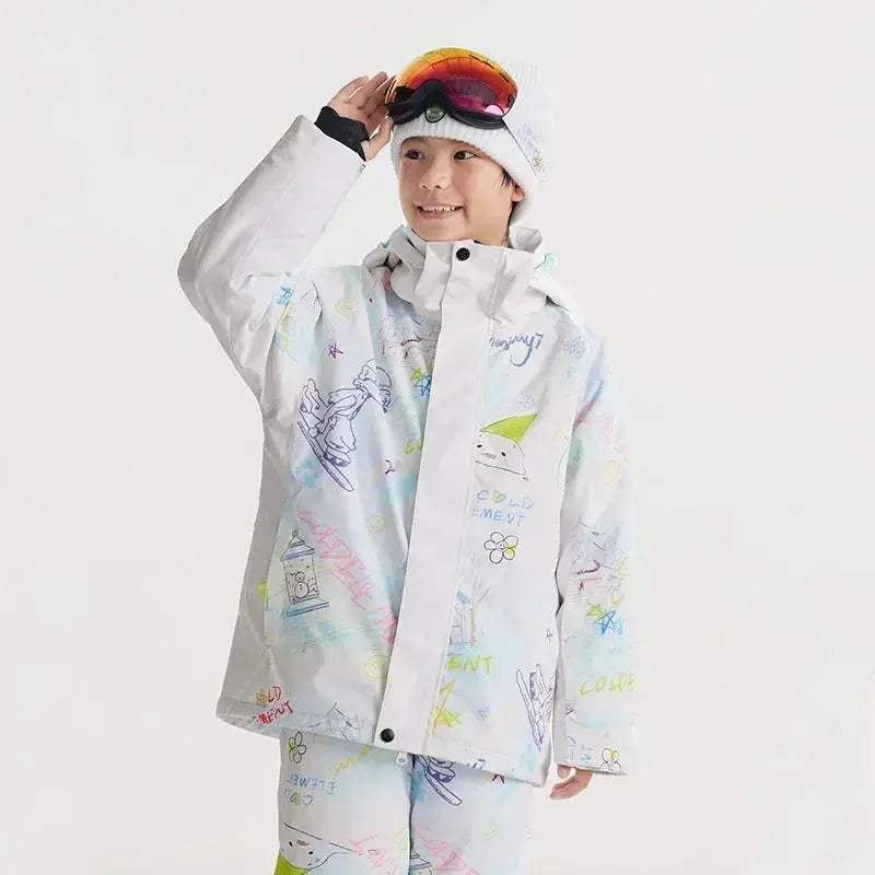 Waterproof Ski Suit For Girls Snow Jacket And Pants Set - ToylandEU™