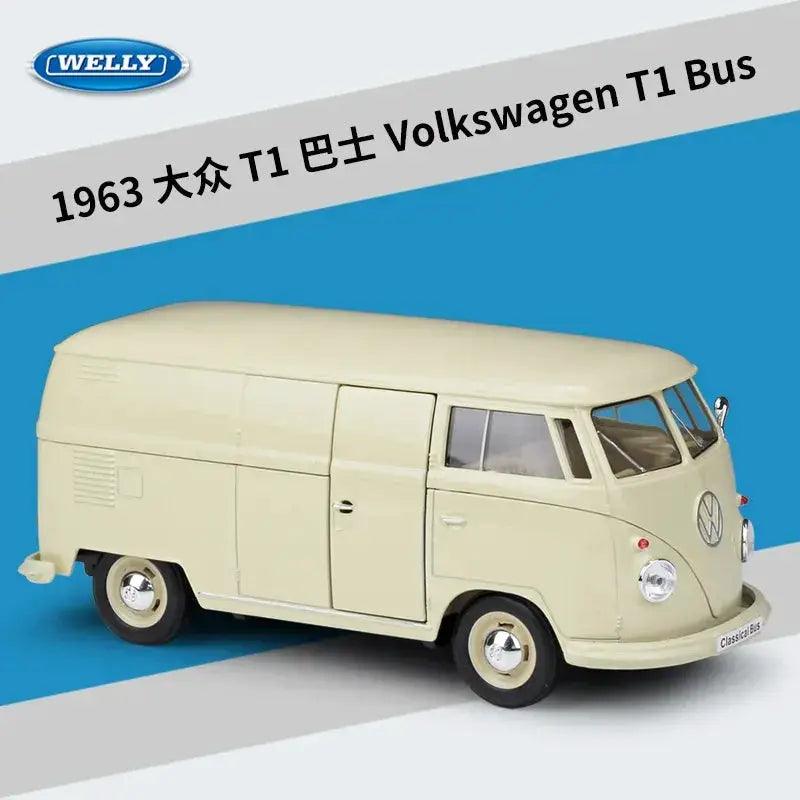Welly 1 24 Volkswagen T1 T2 Bus Diecast Model Elite - ToylandEU™