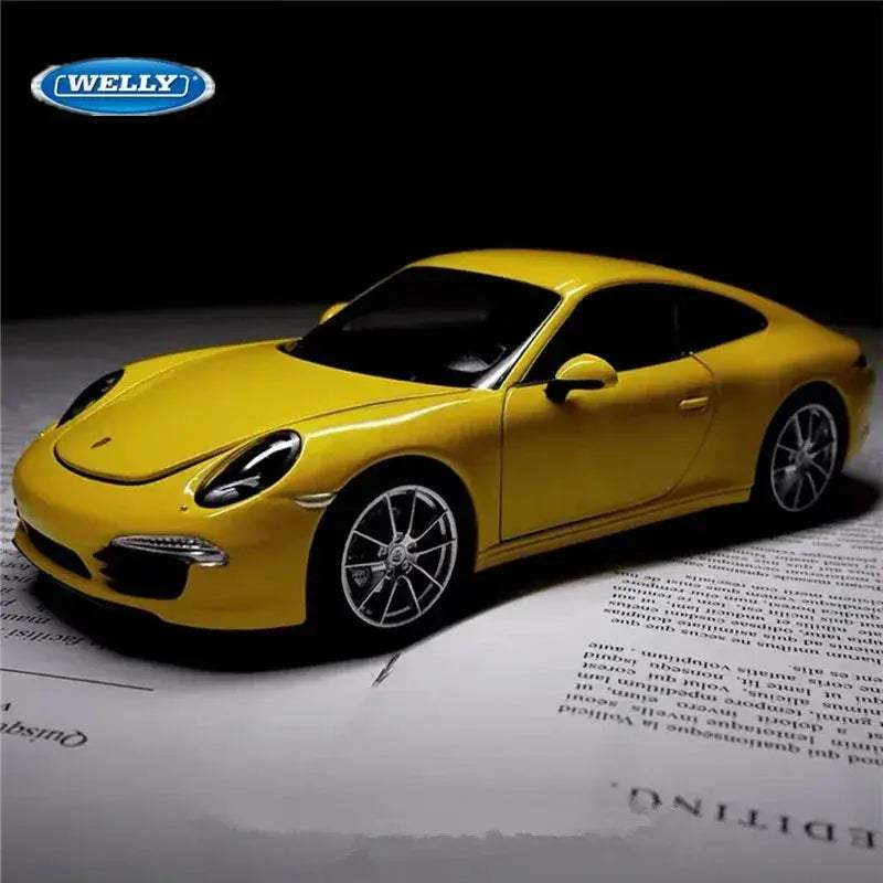 Welly 1to24 Porsche 911 Diecast Alloy Model Car Collectible Gift - ToylandEU