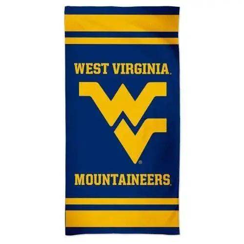 West Virginia Mountaineers Beach Towel 30x60 Official - ToylandEU™