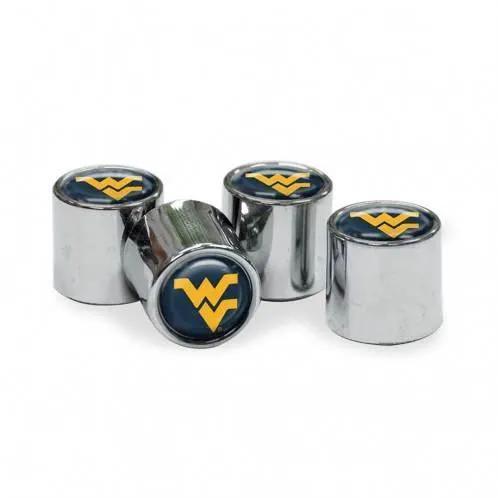 West Virginia Mountaineers Logo Valve Stem Caps Four Pack - ToylandEU™