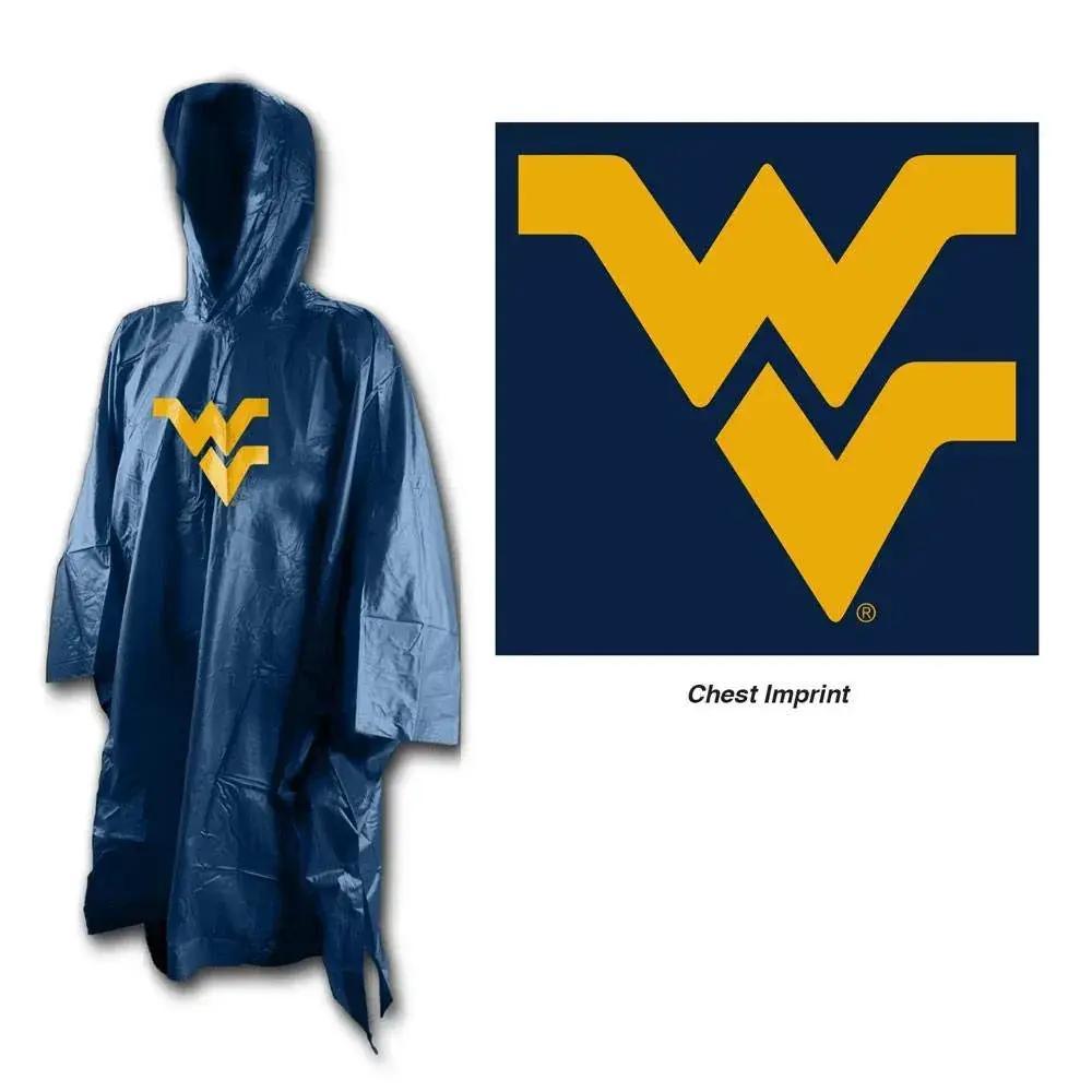 West Virginia Mountaineers Rain Poncho One Size Fits Most - ToylandEU™