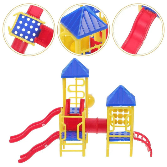 Whimsical Miniature Playground Set for Dollhouse Decor and Fun - ToylandEU