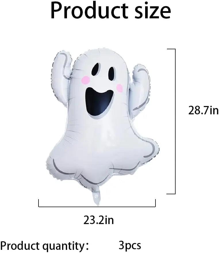 White Ghost Balloons | Halloween Party Supplies | Toylandeu™