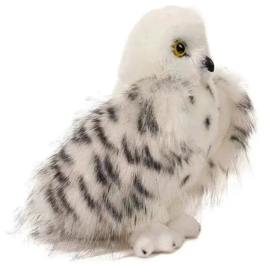 White Owl Plush Toy 20cm Soft Stuffed Animal Cute Kids - ToylandEU™
