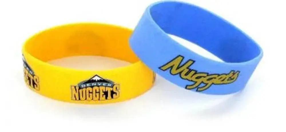 Denver Nuggets Wide Bracelets 2 Pack Officially Licensed - ToylandEU™