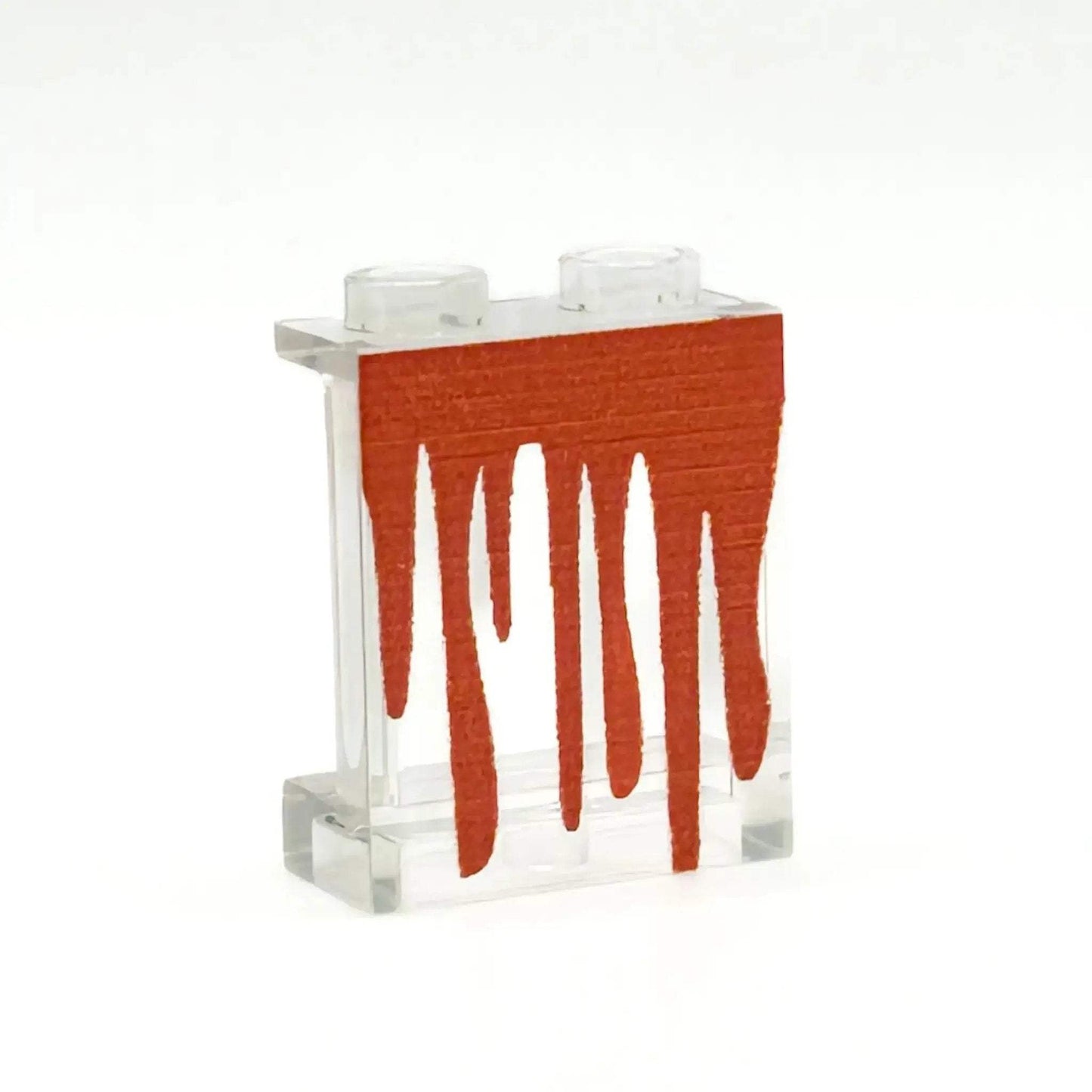 Halloween Blood Dripping Custom Printed LEGO 1x2x2 Window Panel - ToylandEU