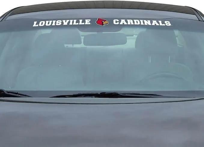 Louisville Cardinals Vinyl Windshield Decal 35x4 Durable - ToylandEU™