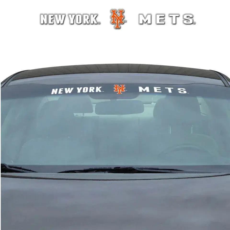 New York Mets Windshield Decal 35x4 Universal Fit Easy - ToylandEU™