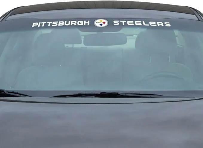 Pittsburgh Steelers Windshield Decal 35x4 Premium Vinyl Car - ToylandEU™