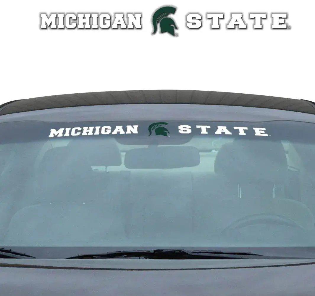 Michigan State Spartans Windshield Decal 35x4 Durable Vinyl - ToylandEU™
