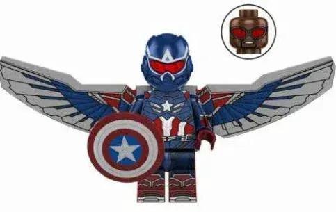 Winged Patriot Custom Minifig Base Plate Included - ToylandEU™