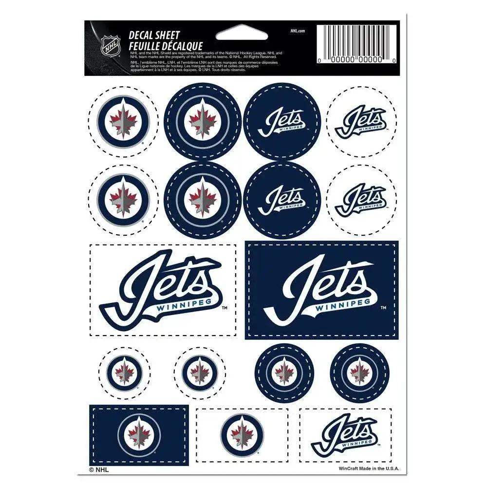 Winnipeg Jets Vinyl Decal Sheet 5x7 Wincraft Fanatics - ToylandEU™