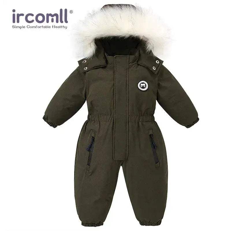 Winter Baby Ski Suit Hooded Waterproof 1 To 3 | Ircomll - ToylandEU™