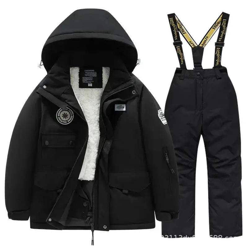 Winter Kids Ski Suit Windproof Waterproof Warmth For Snow - ToylandEU