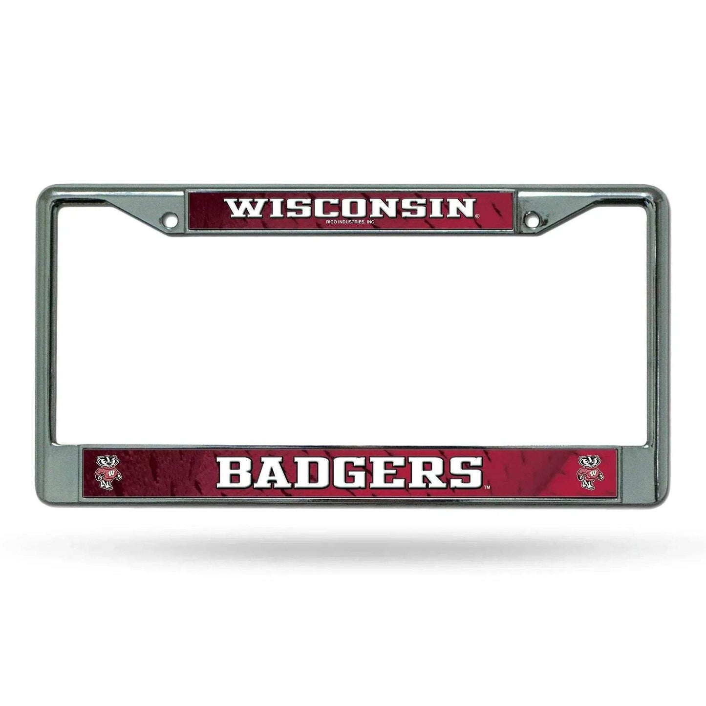 Wisconsin Badgers Chrome License Plate Frame Printed Insert - ToylandEU™