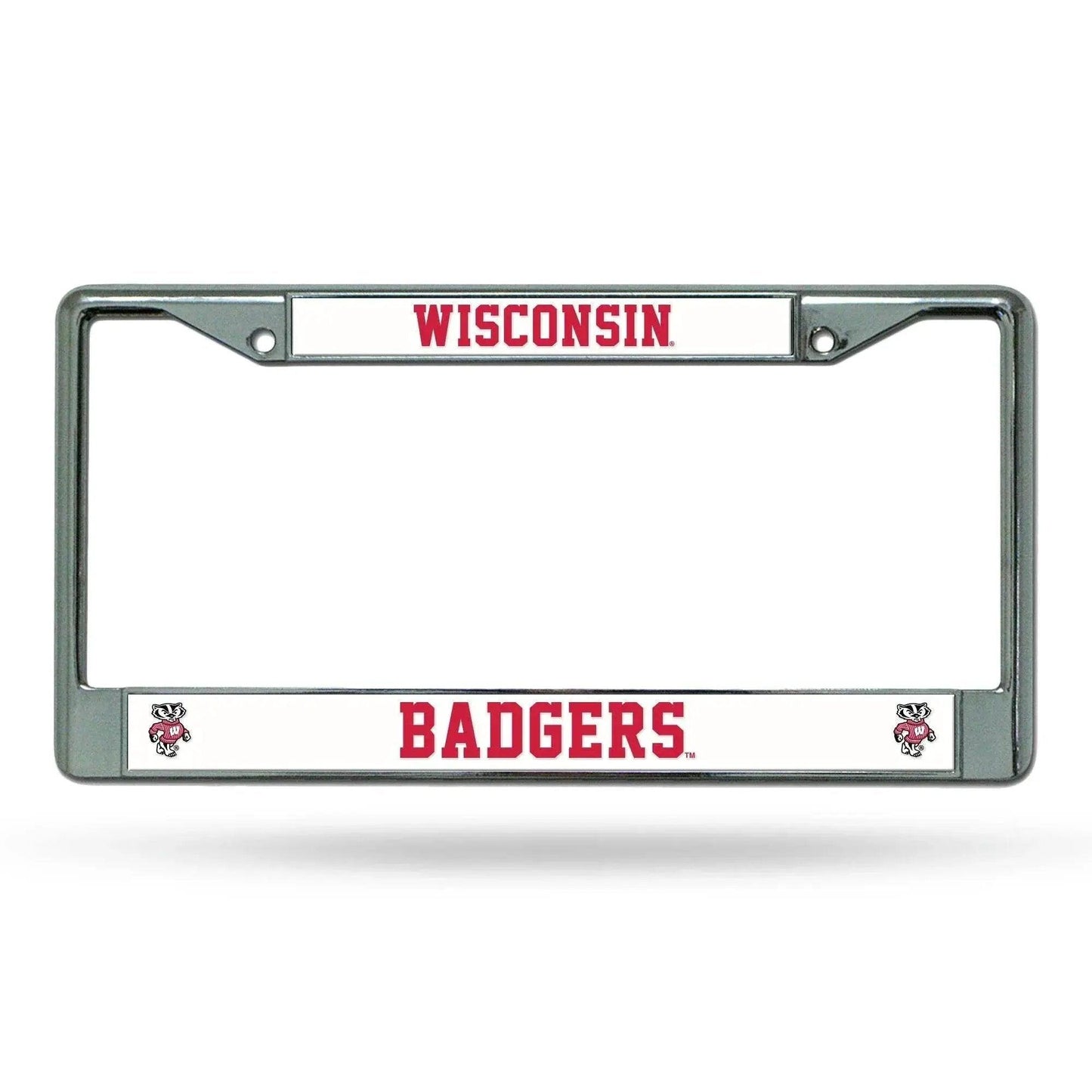 Wisconsin Badgers License Plate Frame Chrome - ToylandEU™