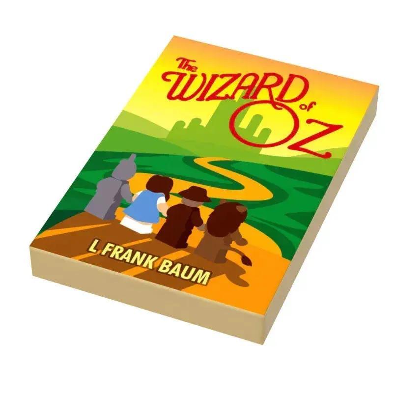 Wizard of Oz Book Tile (2x3) made using LEGO part - ToylandEU™