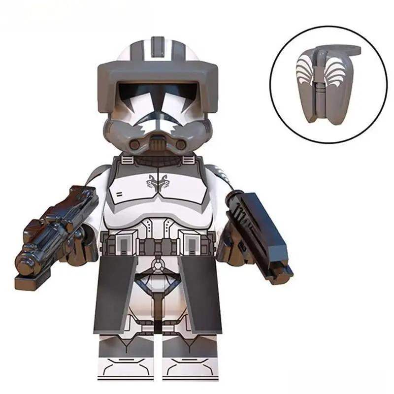 Wolf pack 104th Clone Commander Lego Star Wars Minifigures Custom Toys 4 - Minifigure Toys