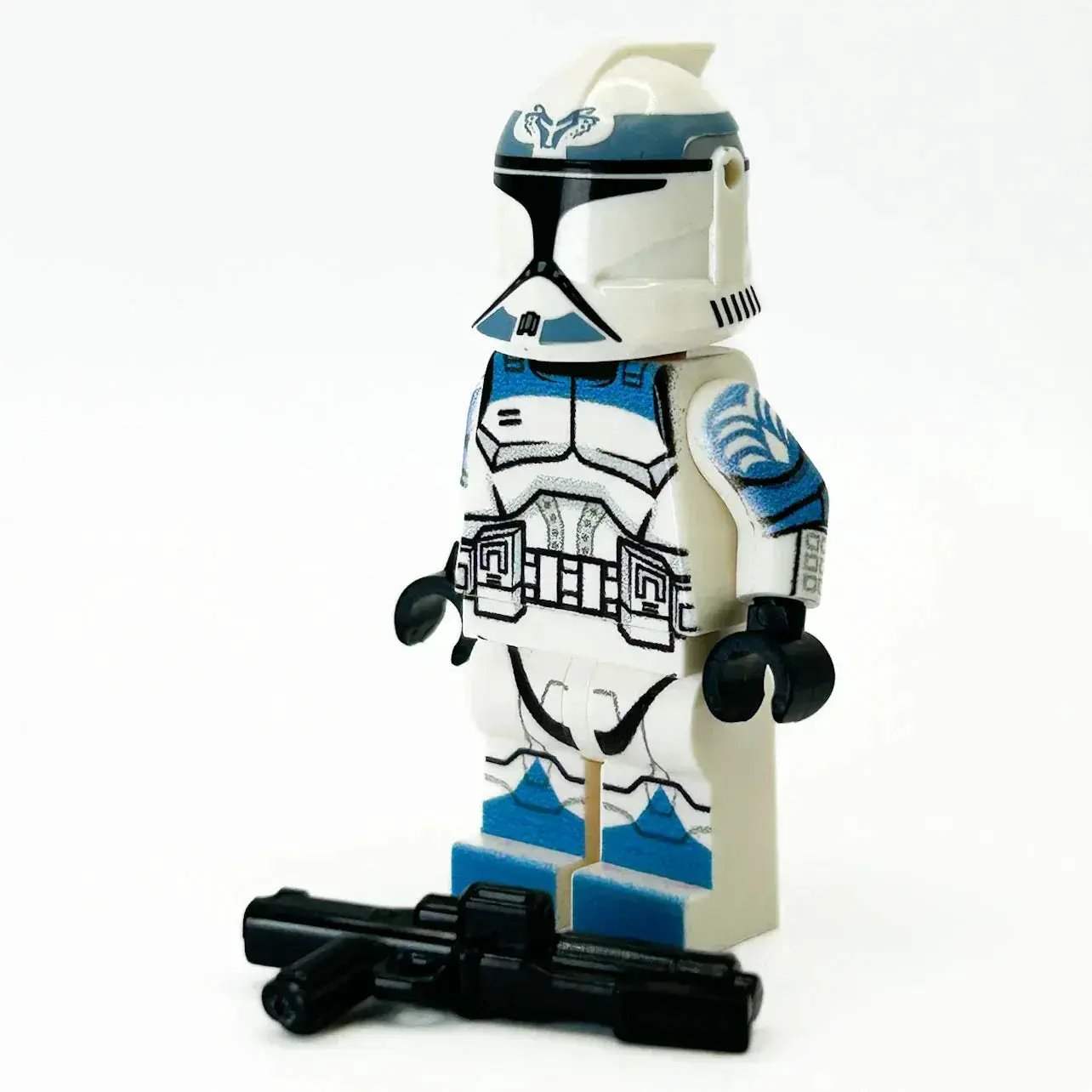 Custom Printed White Phase 1 Clone Trooper LEGO Figure ABS Plastic With Authentic LEGO Head, Torso, And Legs - ToylandEU