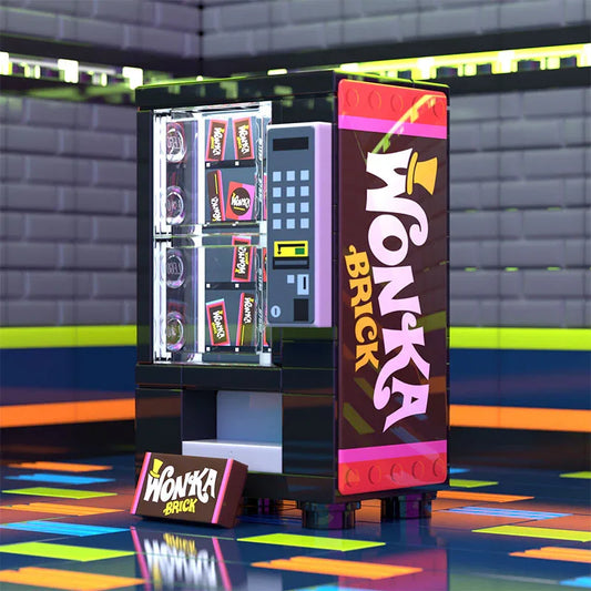 Wonka Bars Vending Machine made using LEGO parts - ToylandEU