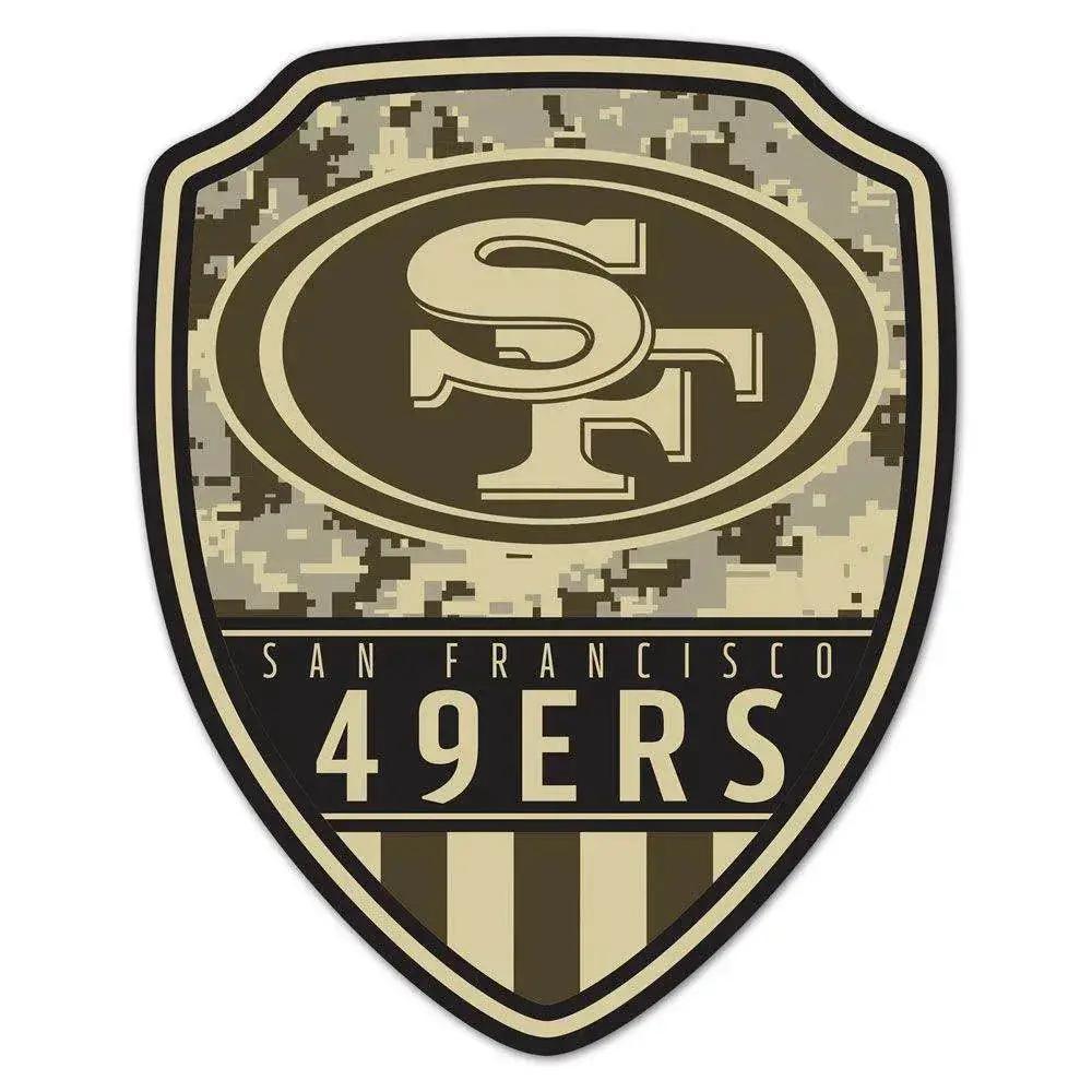 San Francisco 49ers Wood Sign Shield 11x14 Hardboard Decor - ToylandEU™