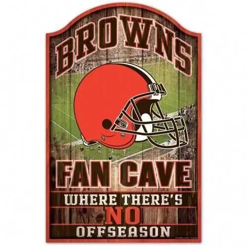 Cleveland Browns Wood Sign 11x17 Fan Cave Decor Wall Art - ToylandEU™