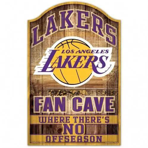 Los Angeles Lakers Wood Sign 11x17 Fan Cave Decor For Home - ToylandEU™