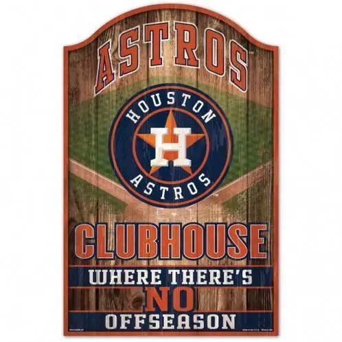 Houston Astros 11x17 Wood Sign Fan Cave Design Wall Art - ToylandEU™