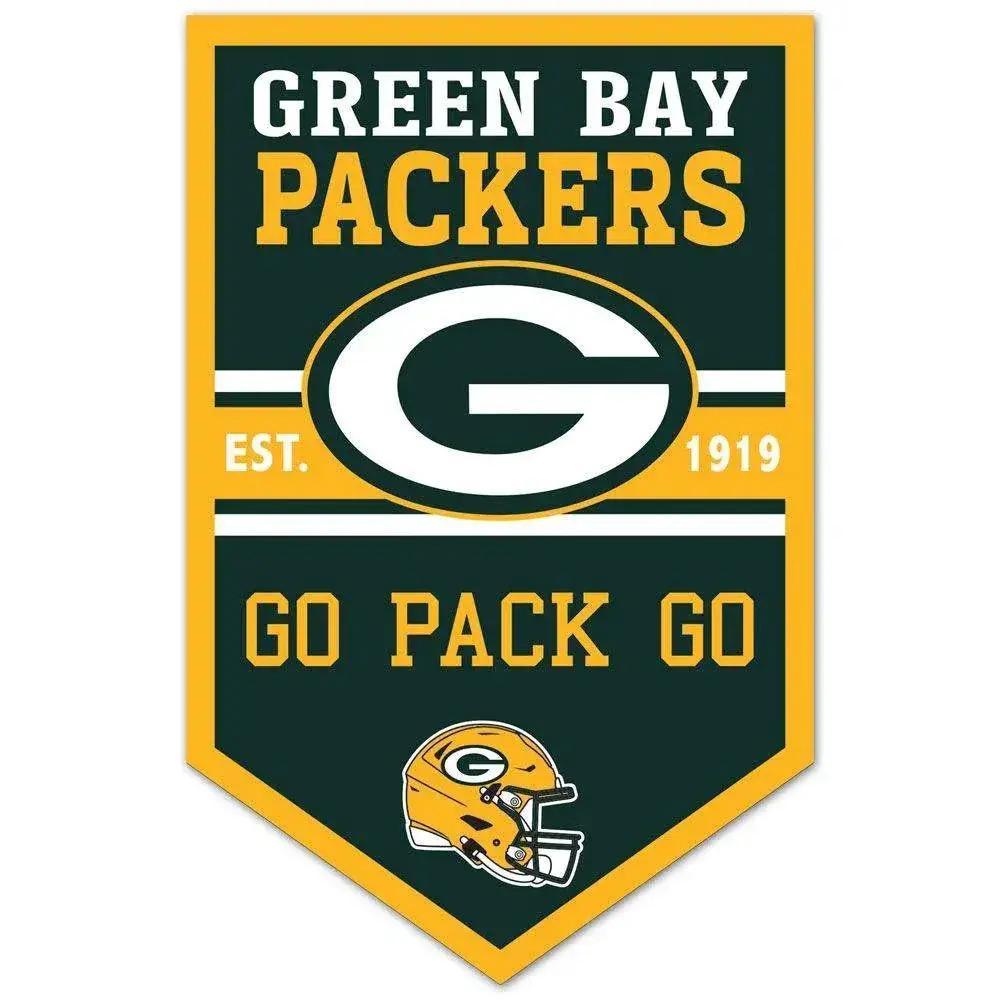 Green Bay Packers 11x17 Wood Chevron Sign Wall Decor - ToylandEU™