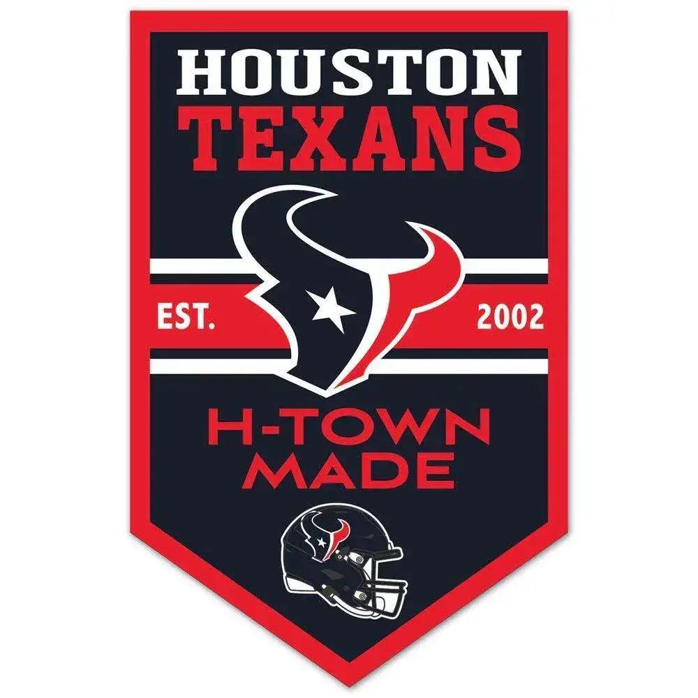 Houston Texans 11x17 Wood Chevron Sign Wall Decor Game Room - ToylandEU™