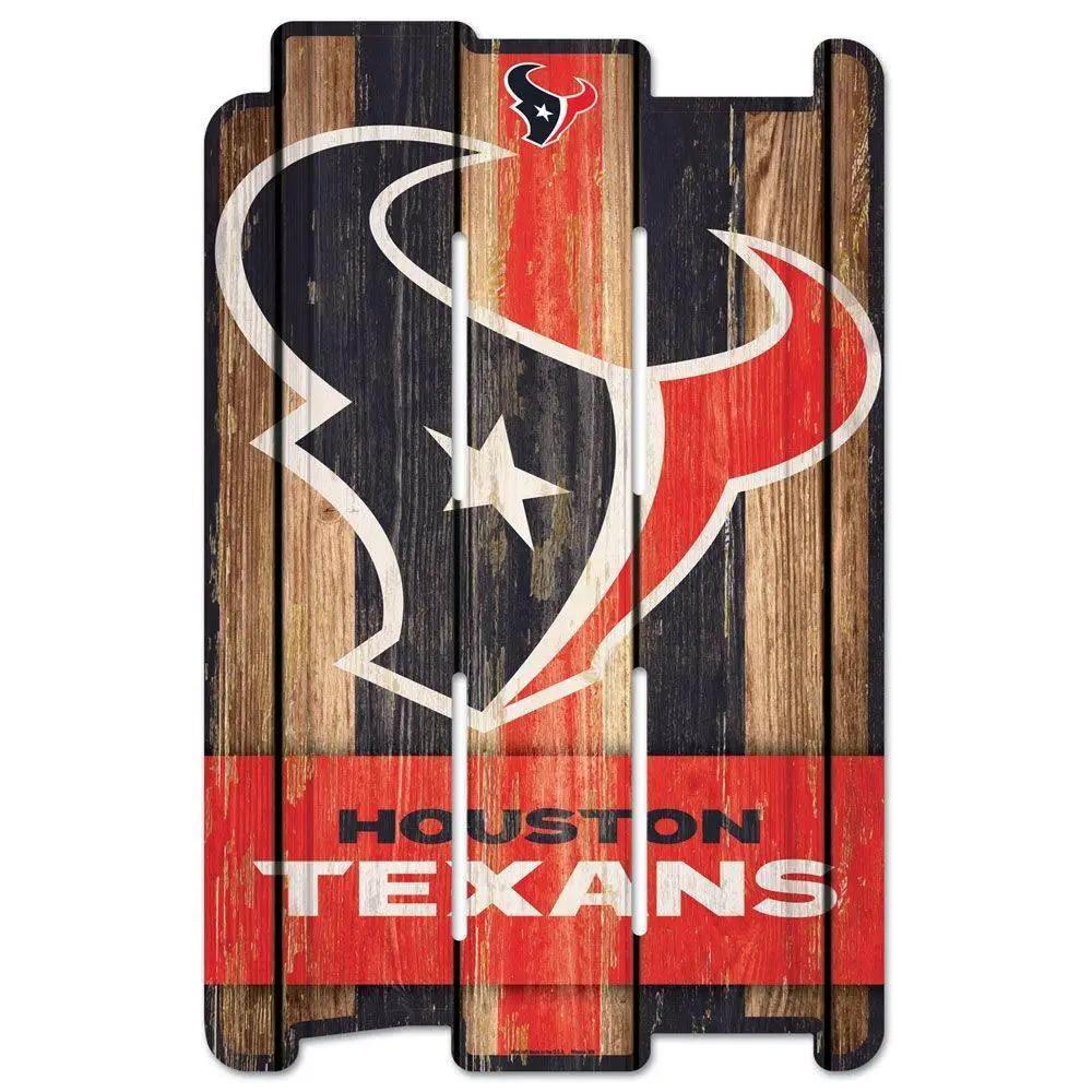 Houston Texans 11x17 Wood Fence Style Sign Made in USA - ToylandEU™
