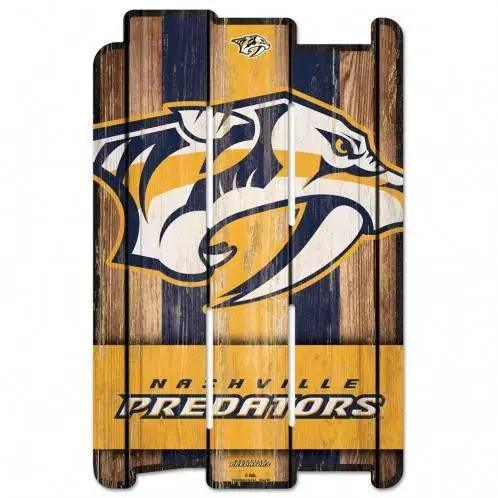 Nashville Predators Wood Fence Sign 11x17 Retro Style - ToylandEU™