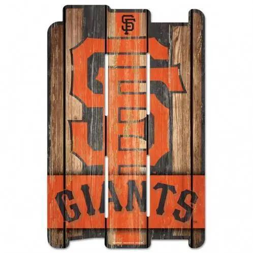 San Francisco Giants 11x17 Wood Fence Sign Retro Whitewash - ToylandEU™