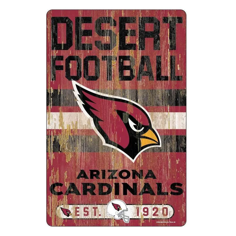 Arizona Cardinals 11x17 Wood Sign Slogan By Wincraft - ToylandEU™