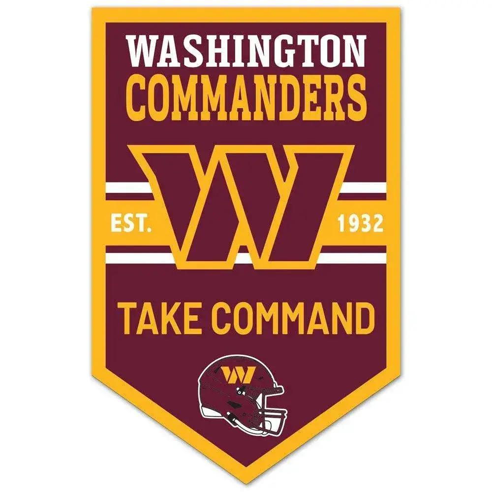 Washington Commanders 11x17 Wood Chevron Wall Sign - ToylandEU™