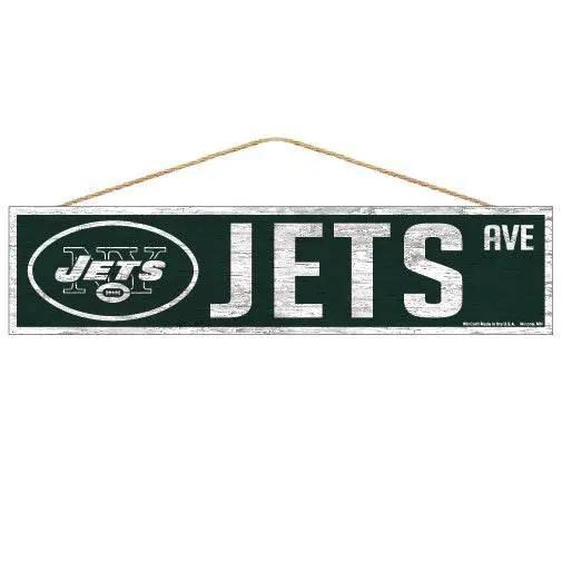 New York Jets 4x17 Wood Sign With Team Logo Wincraft - ToylandEU™