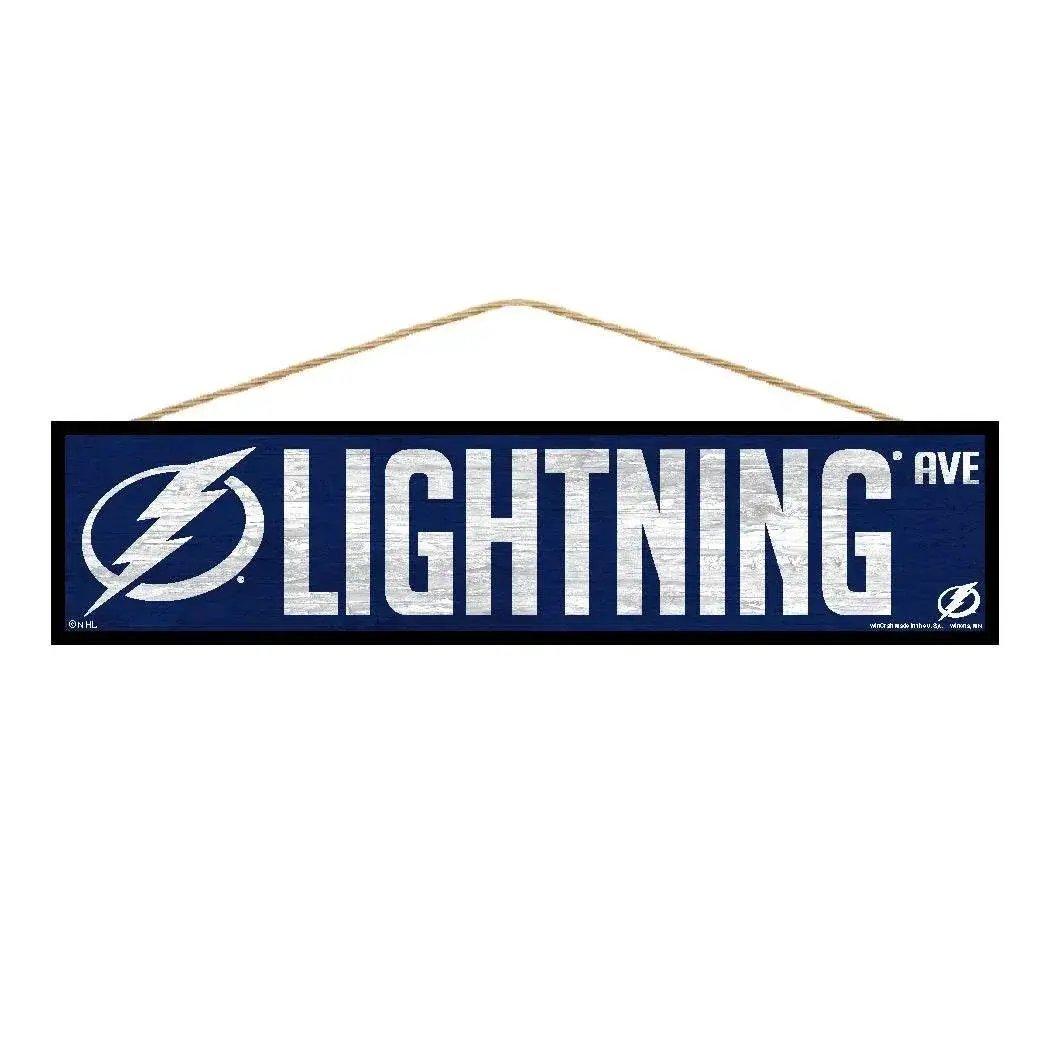 Tampa Bay Lightning Sign 4x17 Premium Wood Avenue Design - ToylandEU™