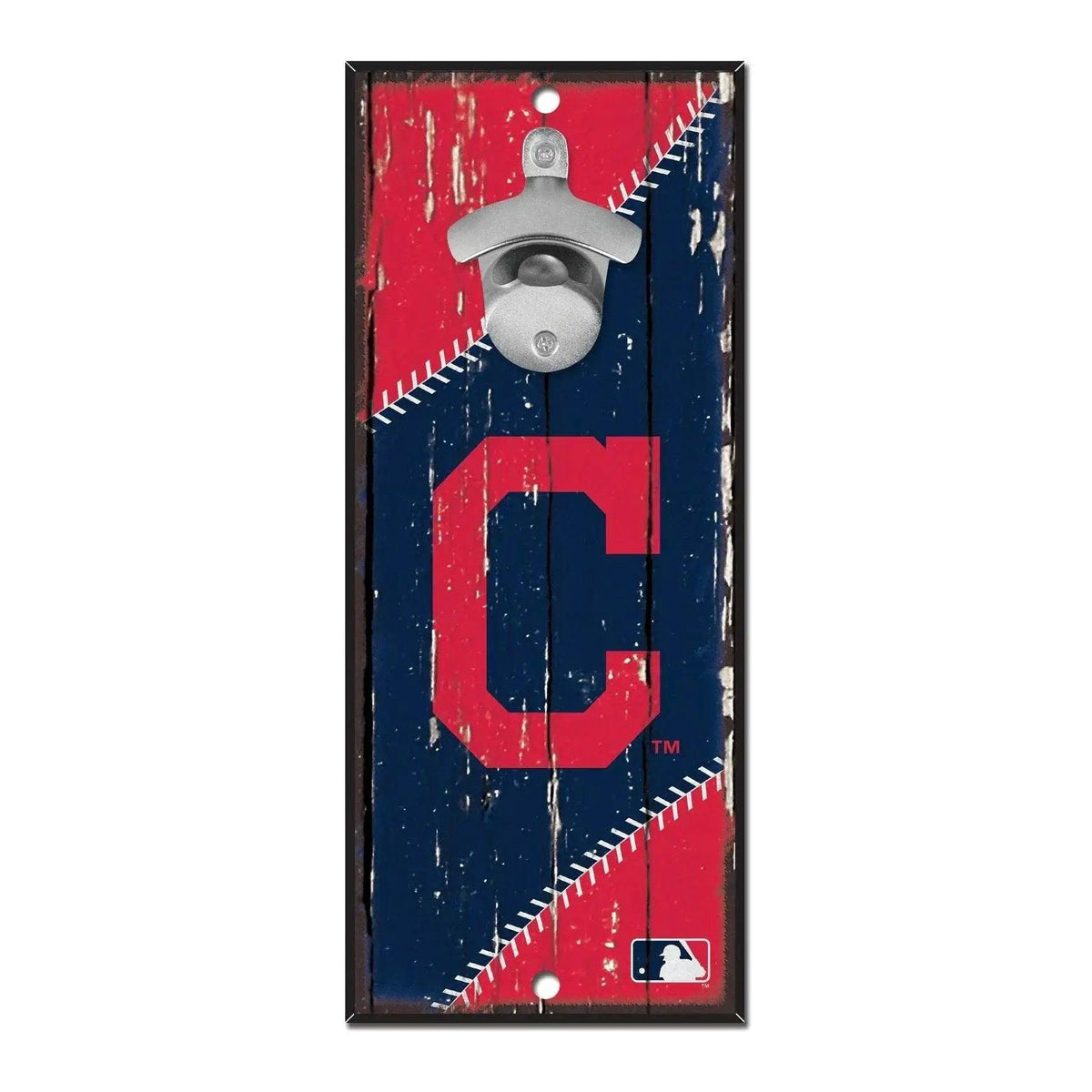 Cleveland Indians Wood Sign 5x11 Bottle Opener Vintage - ToylandEU™