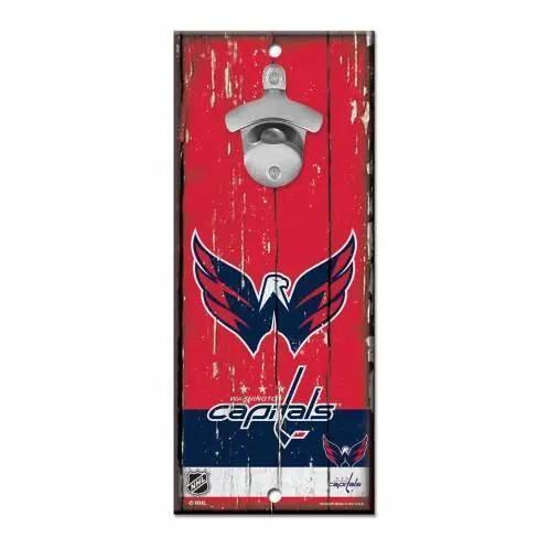 Washington Capitals Wood Sign 5x11 Bottle Opener Wall Mount - ToylandEU™