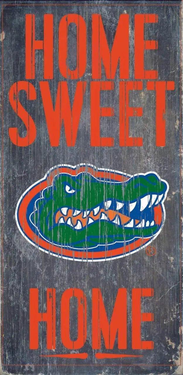 Florida Gators Wood Sign Home Sweet Home 6x12 Rope Hanger - ToylandEU™
