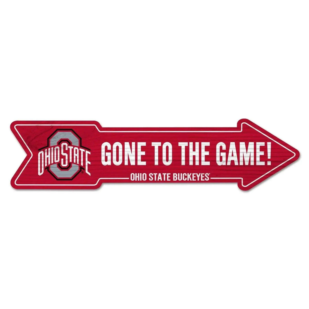 Ohio State Buckeyes Sign 6x24 Wood Arrow Outdoor Decor - ToylandEU™