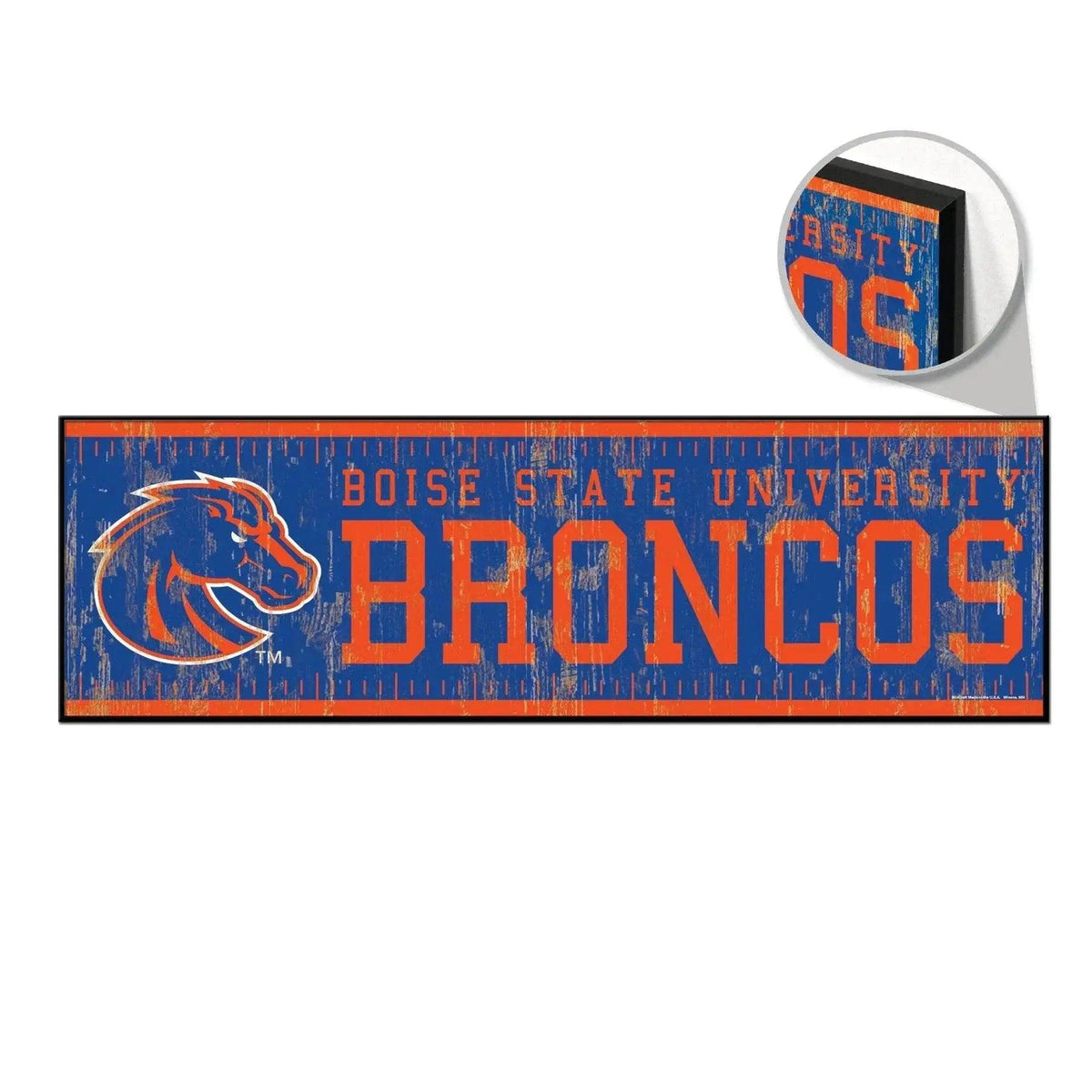Boise State Broncos Yard Sign 9x30 Wood Marker Outdoor - ToylandEU™