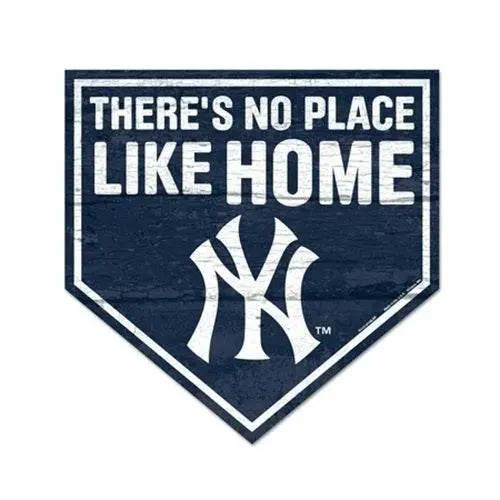 New York Yankees Wood Sign Home Plate Decor for Fans - ToylandEU™