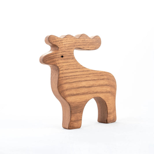 Wooden Arctic Animals Set Hand Painted Waldorf Toys - ToylandEU