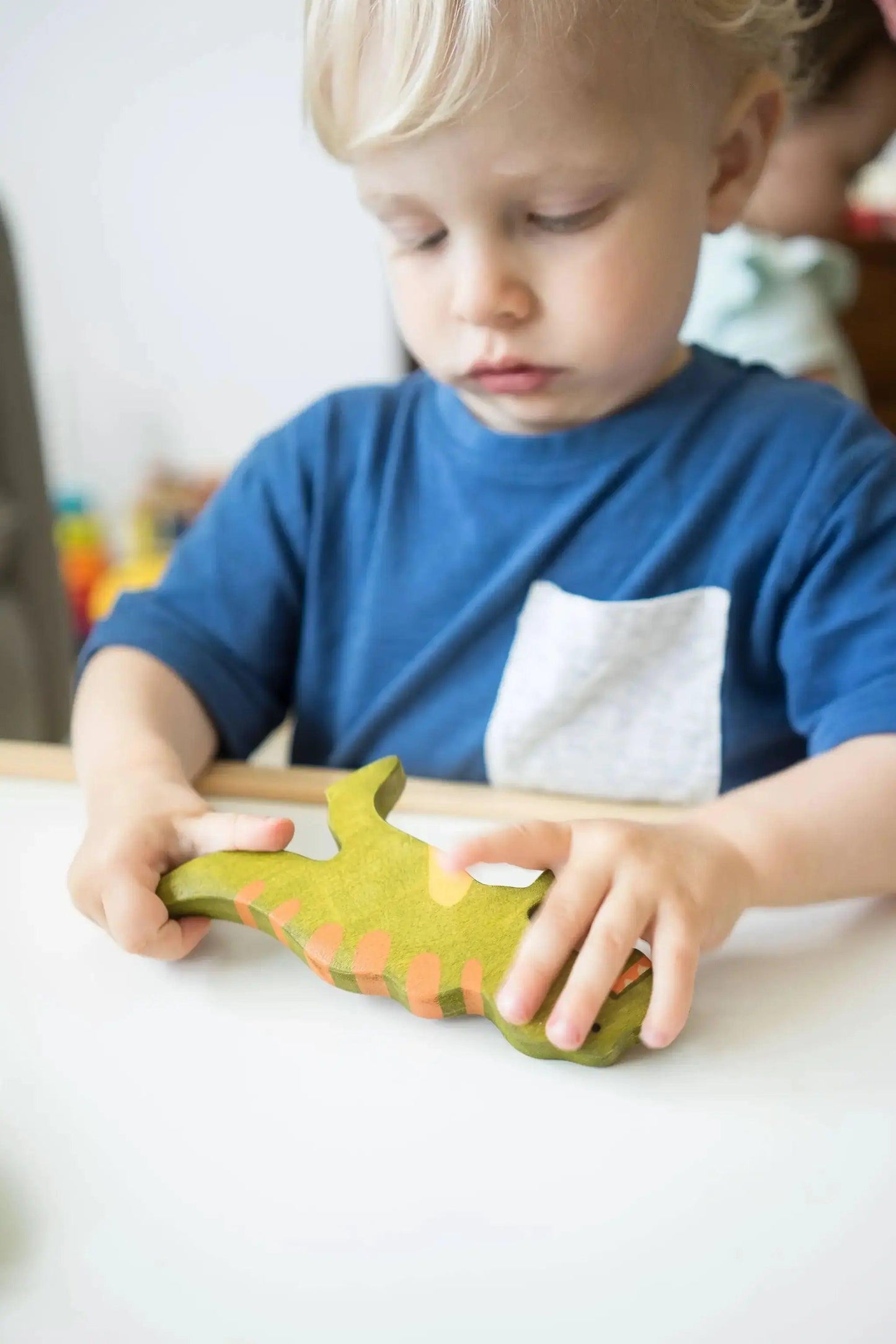 Wooden Dinosaur Set Handcrafted With Biofa Paint - ToylandEU™