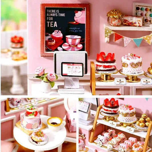 Wooden Doll House DIY Puzzle Kit With Furniture Gift - ToylandEU™