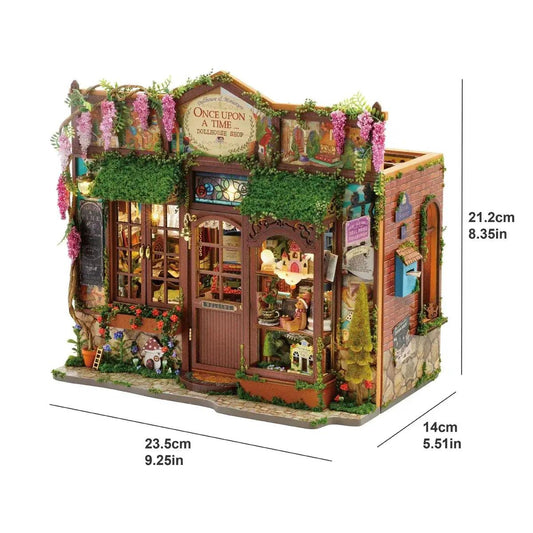 Wooden Dollhouse Kit 3D Puzzle for Diy Room Decor Teens - ToylandEU™