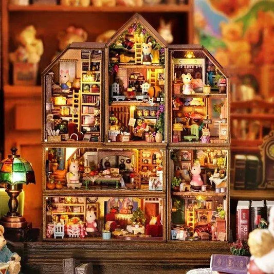 Wooden Dollhouse Kit For DIY Miniatures 3D Puzzle Pro - ToylandEU™
